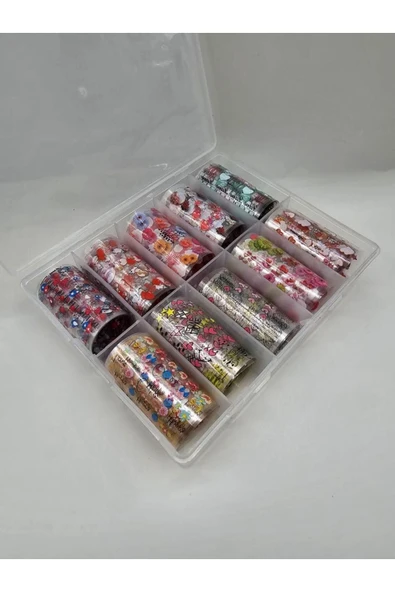 10'lu Rulo Tırnak Folyosu - Nail Art