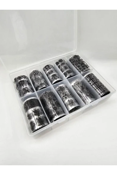 10'lu Rulo Tırnak Folyosu - Nail Art - 6