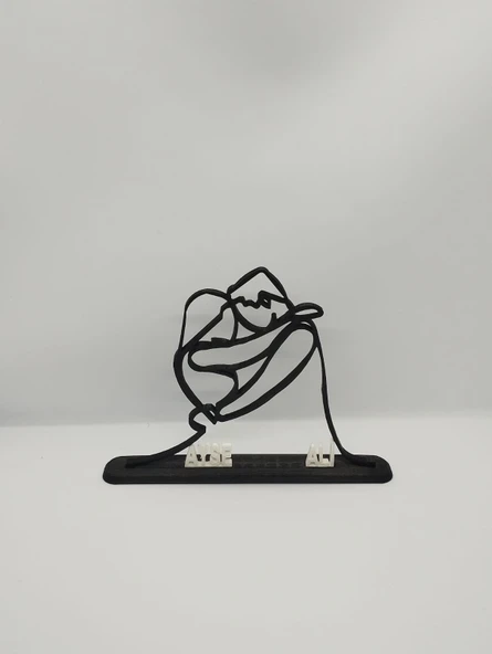 Kişiselleştirilmiş Çift İsimleri 3D Baskı Masa Dekoru, Sevgililer Günü Masa Dekoru, Erkekler İçin Sevgililer Günü Hediyesi, Ofis Dekoru, Sevdiğiniz Kişiye Özel Hediye - 5