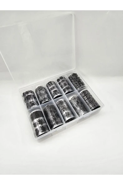 10'lu Rulo Tırnak Folyosu - Nail Art - 5