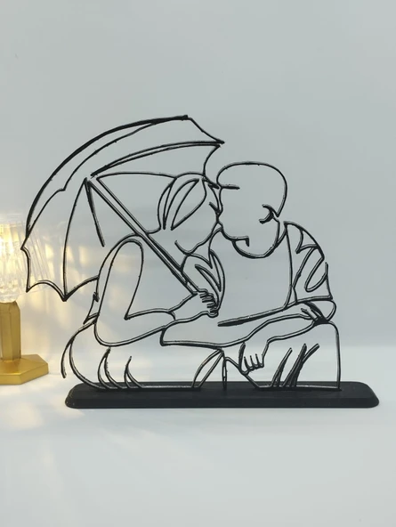 Kişiselleştirilmiş Çift 3D Baskı Masa Dekoru, Özel Çift Masa Dekoru, Sevgililer Günü Hediyesi, Sevgililer Günü Hediyesi, Yıldönümü Hediye Dekoru - 5