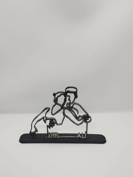 Kişiselleştirilmiş Çift Vücut 3D Baskı Masa Dekoru, Özel Çift Masa Dekoru, Sevgililer Günü Hediyesi, Sevgililer Günü Hediyesi, Yıldönümü Hediye Dekoru - 5