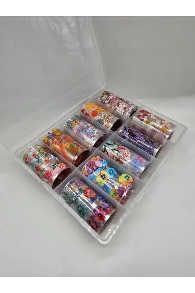 10'lu Rulo Tırnak Folyosu - Nail Art - 2