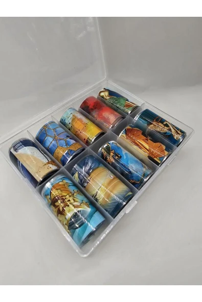 10'lu Rulo Tırnak Folyosu - Nail Art - 3