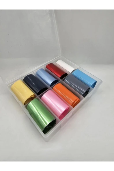 10'lu Rulo Tırnak Folyosu - Nail Art - 2