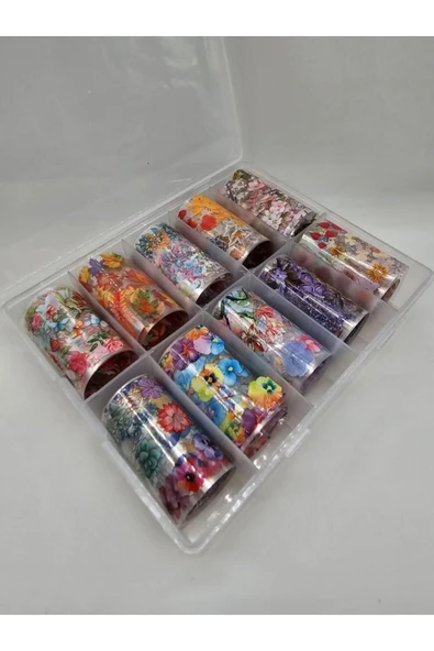 10'lu Rulo Tırnak Folyosu - Nail Art - 3