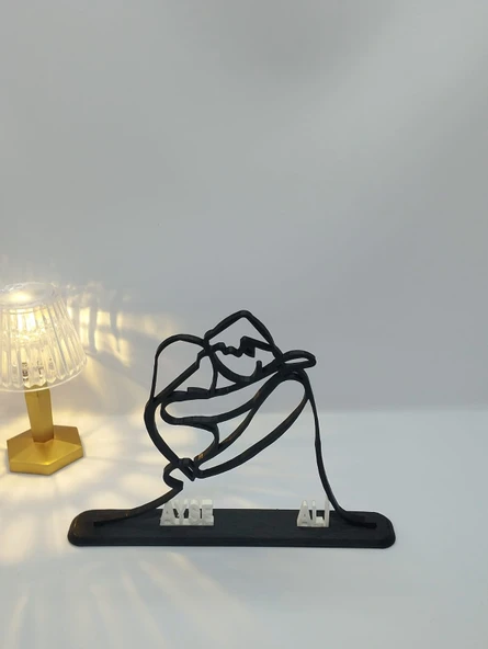 Kişiselleştirilmiş Çift İsimleri 3D Baskı Masa Dekoru, Sevgililer Günü Masa Dekoru, Erkekler İçin Sevgililer Günü Hediyesi, Ofis Dekoru, Sevdiğiniz Kişiye Özel Hediye - 4