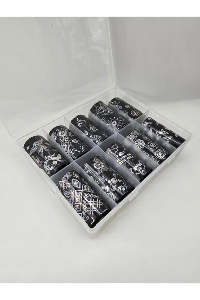 10'lu Rulo Tırnak Folyosu - Nail Art - 4