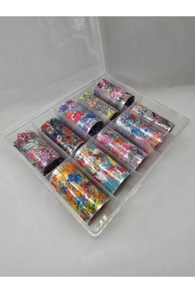 10'lu Rulo Tırnak Folyosu - Nail Art - 2