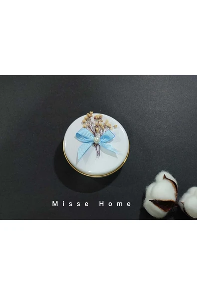 Metal Kutuda Kokulu Aromaterapi Soya Wax Mum - 4