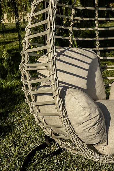 Btk Concept Eylül Tek Ki̇şi̇li̇k Salincak Rattan - Resim 2