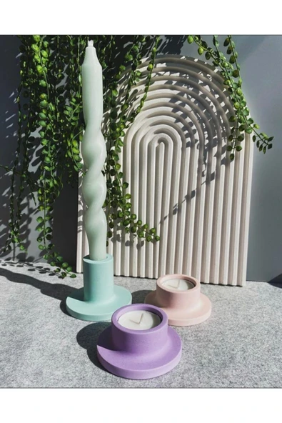 Arch Büyük Beton Dekoratif Sunum Ve Servis Tepsisi - 4