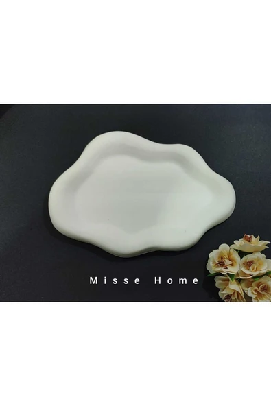 El Yapımı Dekoratif Çok Amaçlı Takı Tabağı, Yüzüklük, Takı Kutusu Organizer (Asimetrik)