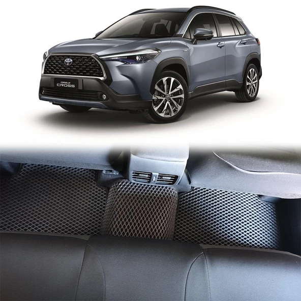 Bod Toyota Corolla Cross 3D Havuzlu Paspas 2022-Sonrası ürün görseli
