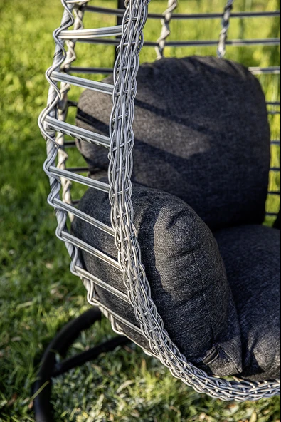 Btk Concept Eylül Tek Ki̇şi̇li̇k Salincak Rattan - Resim 2