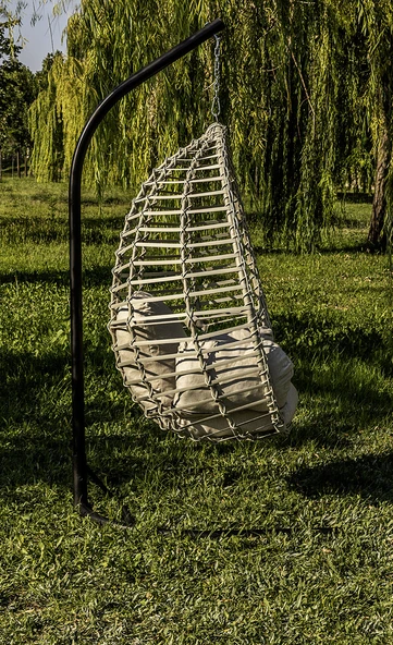 Btk Concept Eylül Tek Ki̇şi̇li̇k Salincak Rattan - Resim 3