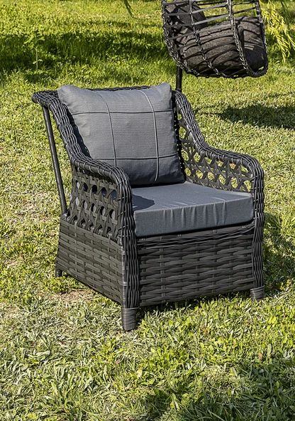 Btk Concept Oscar Rattan Bahçe Mobilyasi 3+1+1 Masali Garantili - 3