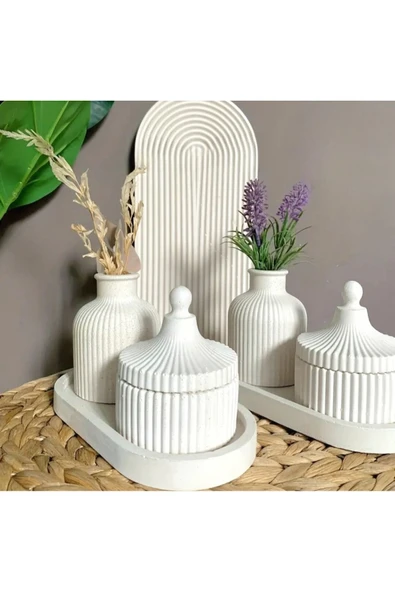 Misse El Yapımı Dekoratif Kokulu Mum Seti - 4