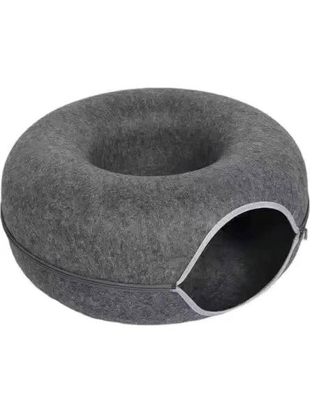 Donot Keçe Kedi Tünel Yatağı 60x28cm - 3