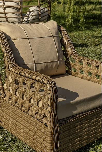 Btk Concept Oscar Rattan Bahçe Mobi̇lyasi 3+1+1 Masali Garanti̇li̇ - 4