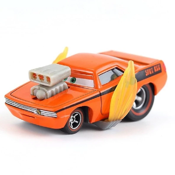 Disney Cars Tekli Karakter Araçlar Snot Rod Metal Figür Araba - 2