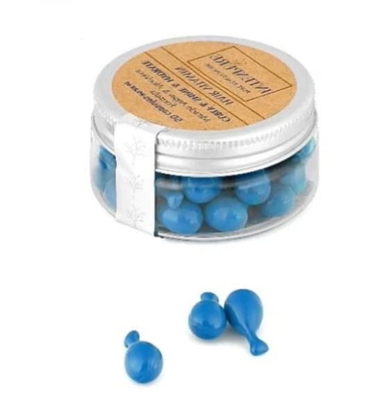 Intenpure Dalgalı Saçlar İçin Nem & Parlaklık Veren Saç Vitamini 50 Kapsül