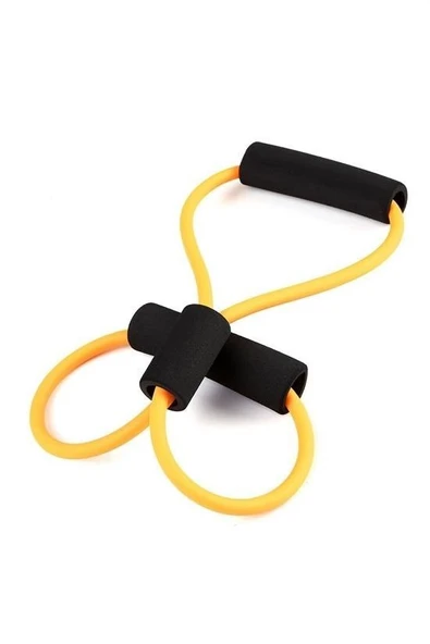 8 Şeklinde Direnç Bandı Yoga Plates Ve Vücut Geliştirme Egzersiz Bandı - 8
