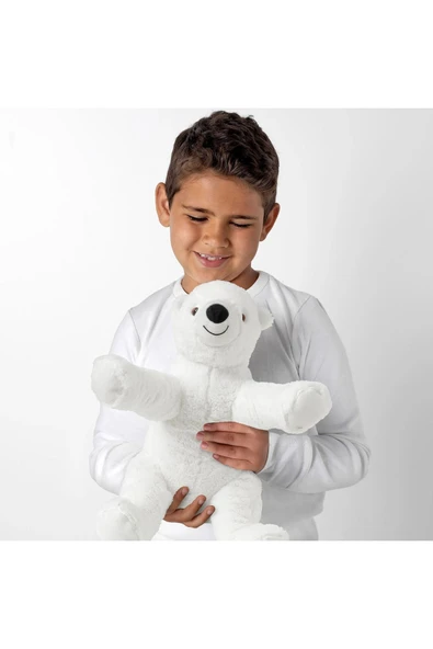 Kutup Ayısı Peluş Oyuncak, Snuttıg Yumuşak Oyuncak, Beyaz, 29 cm - 3
