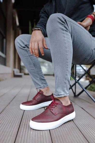 CH061 CBT Rex Erkek Ayakkabı BORDO - 2