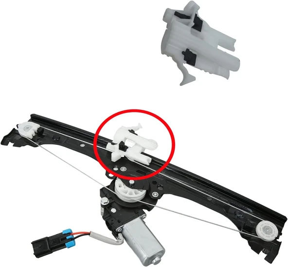 Fiat 500 İle Uyumlu Ön Sağ ve Sol Cam Krikosu Tamir Klipsi 2007-2019 68070267AD - 3