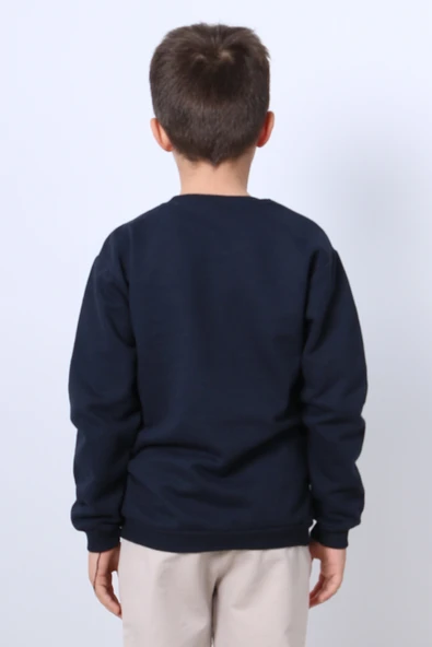ERKEK ÇOCUK ŞARDONLU SWEAT MOOD NAKIŞ DETAYLI RİBANALI E35 - Resim 12