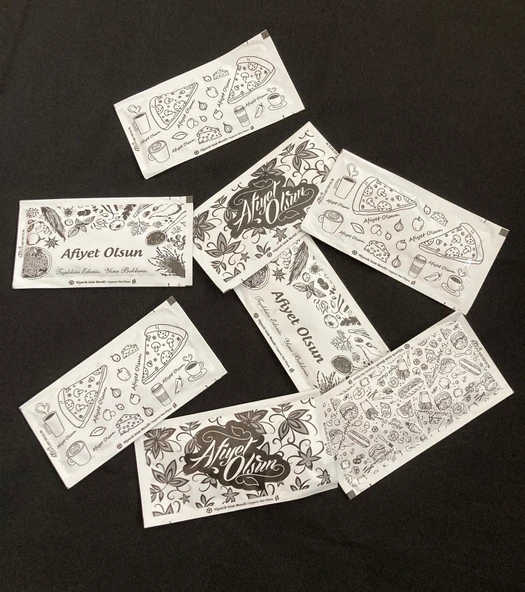 Tekli Islak Mendil 1000'li Hijyenik Servis Mendil Kolonyalı Tek Kullanımlık Mendil - 2