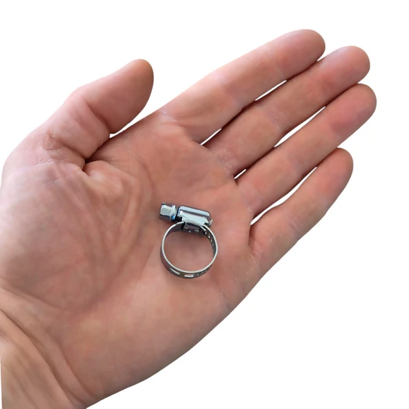 Standart Kelepçe 13mm-19mm Arası Ayarlanabilir Bahçe Hortum Kelepçesi -10 Adet - 2