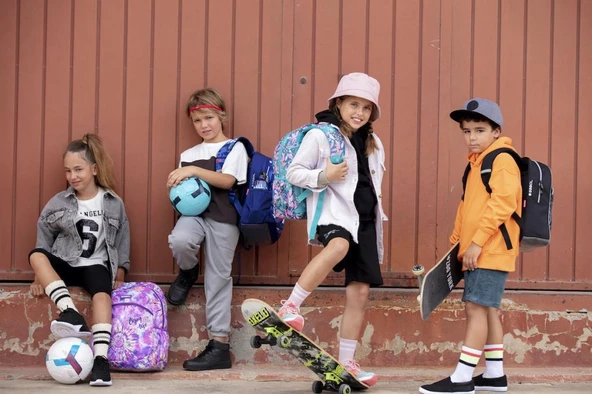 Gabol Okul Sırt Çantası Sticker Pembe 21L GB.234140 - 7