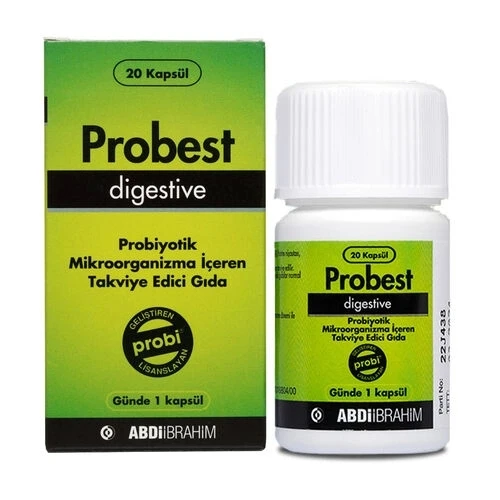 Probest Digestive 20 Kapsül Probiyotik Abdi İbrahim - 3