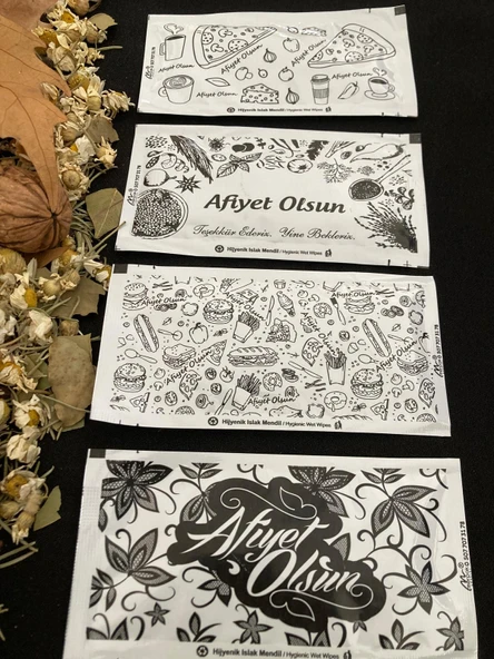 Tekli Islak Mendil 1000'li Hijyenik Servis Mendil Kolonyalı Tek Kullanımlık Mendil - 4