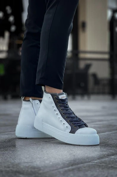 CH167 GBT Blazer Erkek Bot BEYAZ/ANTRASIT - 4