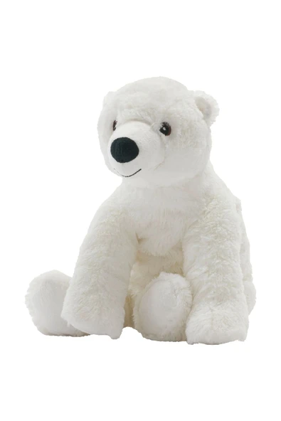 Kutup Ayısı Peluş Oyuncak, Snuttıg Yumuşak Oyuncak, Beyaz, 29 cm