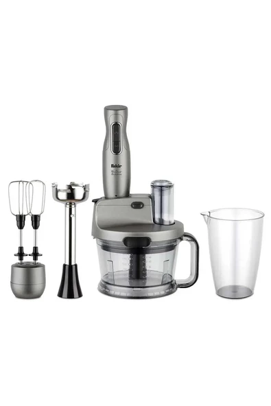 Mr.Chef Quadro Silver Stone 1000 W Blender Seti - Silver Stone