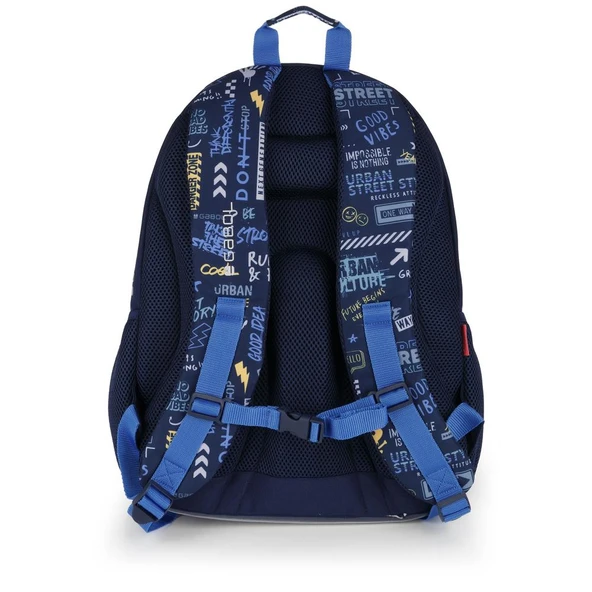 Gabol Okul Sırt Çantası Skull Lacivert 21L GB.235040 - 3