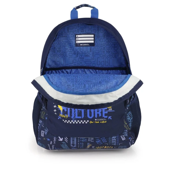 Gabol Okul Sırt Çantası Skull Lacivert 21L GB.235040 - 4