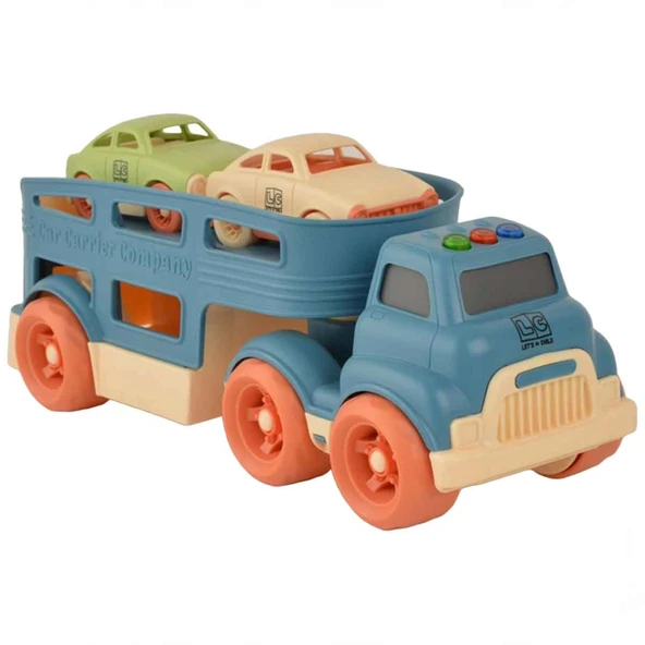 Nessiworld LC Sesli ve Işıklı Taşıyıcı Tır 3 Parça - 4