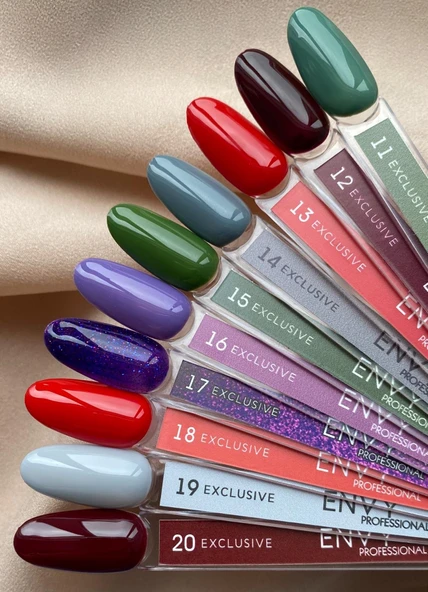 Envy Kalıcı Oje Exclusive Seri Koyu Kahverengi No:012 - Resim 3