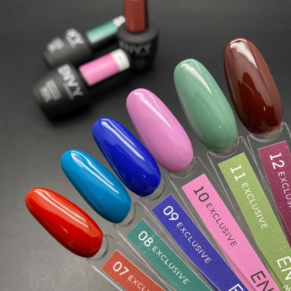 Envy Kalıcı Oje Exclusive Seri Koyu Kahverengi No:012 - Resim 2