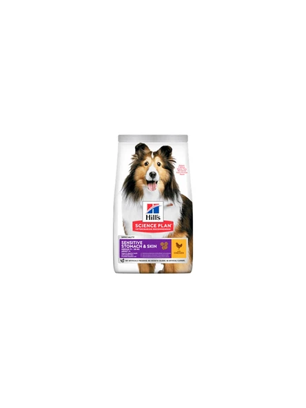 Hill's Adult Sensitive Stomach&skin Chicken Köpek Maması 2,5 kg