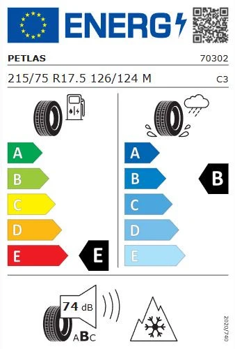 Petlas RZ300 215/75 R17.5 126/124M Kış Lastiği - 2025 - 2