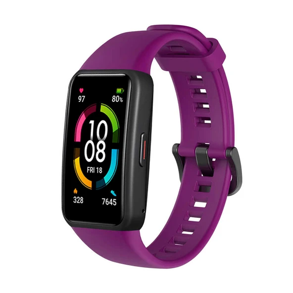 Huawei Band 6 Zore KRD-47 Silikon Kordon - 7