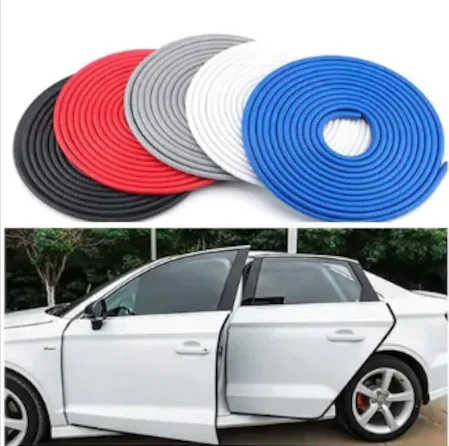 Oto Araç Kapı Koruma Fitili 5Metre Parlak BEYAZ - 2