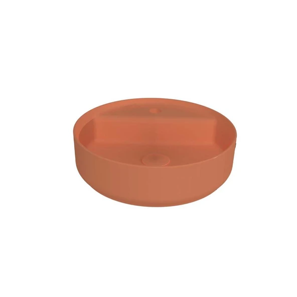 Isvea Infinity Batarya Delikli Tezgah Üzeri Lavabo 42cm Terracotta