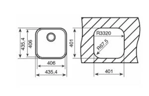 Teka BE 40.40 Mikroketen Tezgah Altı Eviye - 2